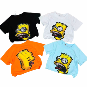 Cartoon Character Tees(Orange)