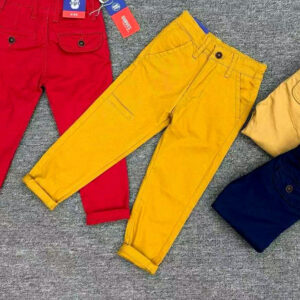 Boys Chinos(Custard Yellow)