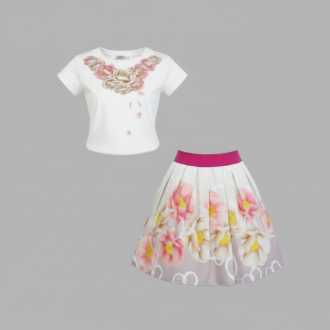 DG Floral Skirt Set